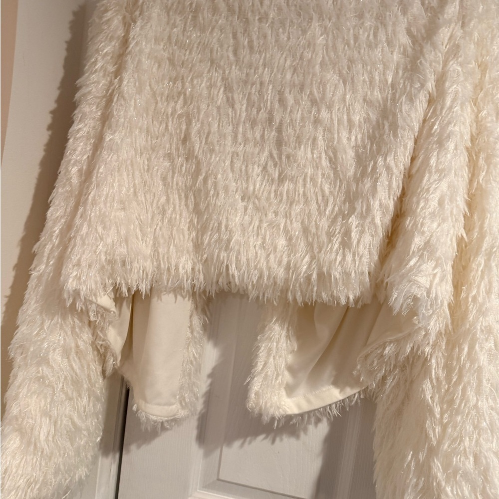 Forever 21 Cozy Cream Teddy Jacket - Picture 4 of 4